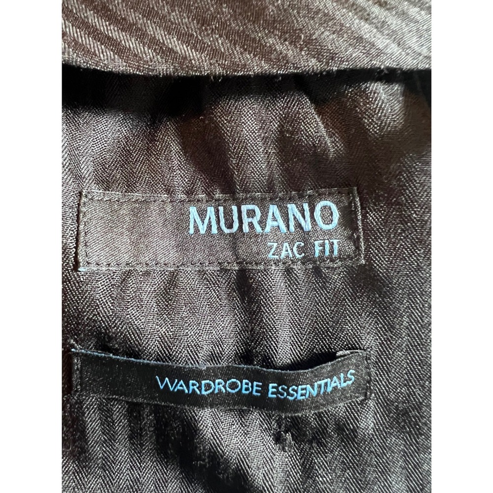 Murano Zac Fit Essentials Black Dress Pants Mens‎ 32x30 Slim actual 30x29 - Picture 3 of 9